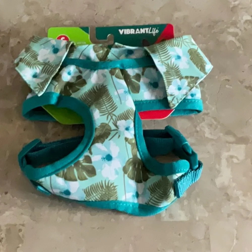 Two Super Cute SMALL 12-5” -17” Chest Dog Harnesses